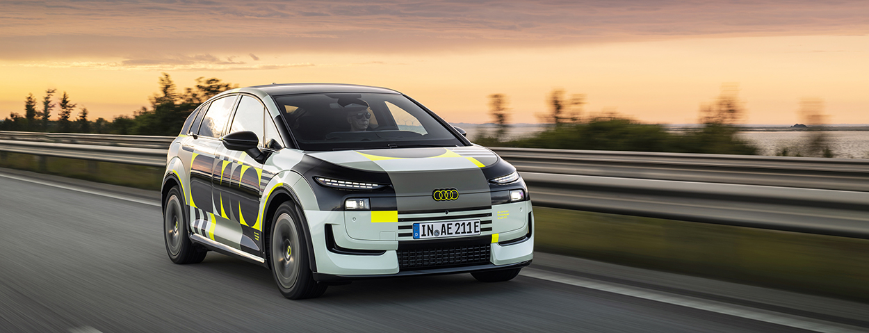 Audi e-tron 2027 encessai  sur route