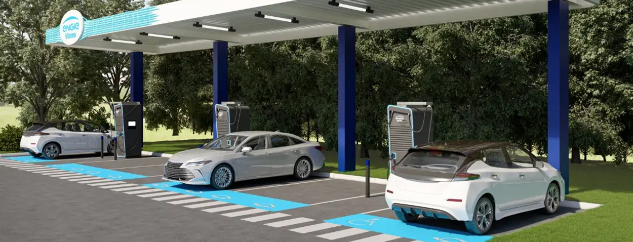 Hub borne de chargeur pour automobiles électriques