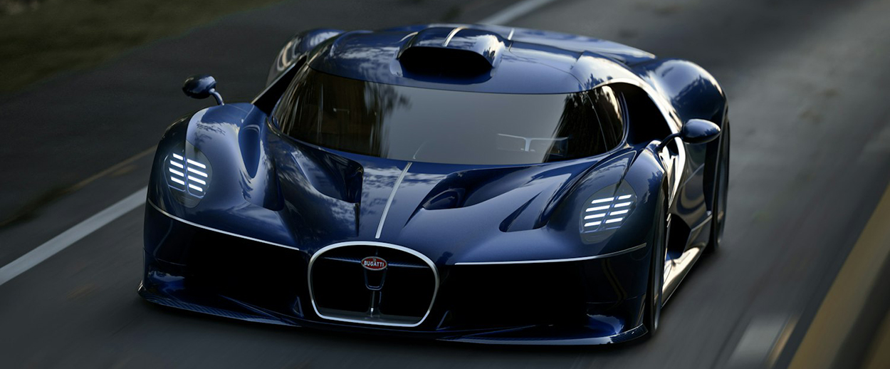 Comme les plus grandes silhouettes de l'histoire automobile, la Bugatti Destrier est destinée à rejoindre les pelouses des plus prestigieux concours d'élégance
