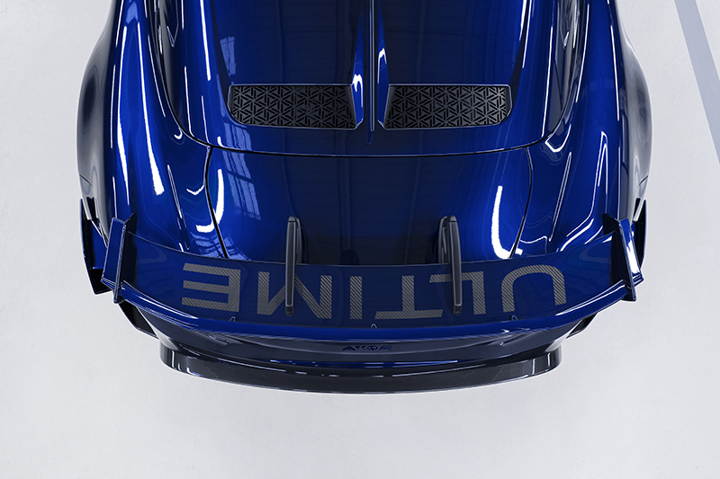 Aileron Alpine A110 R Ultime série limitée La Bleue inscription Ultime