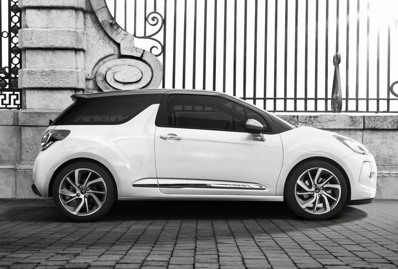 DS 3 2014 blanc Nacre