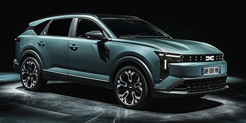 Nouvelle Dacia Striker exposée en studuio