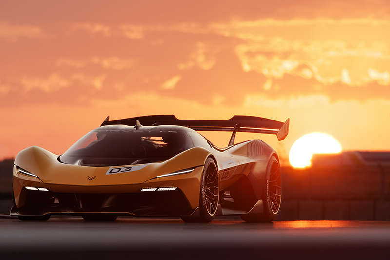 chevrolet 2025 concept CXR VGT Front 3 4 View copie
