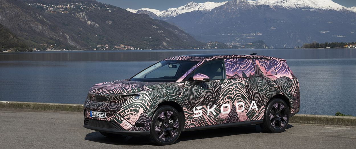 Škoda Peaq camouflé lors de sa présentation officielle, SUV électrique 7 places en phase de pré-lancement