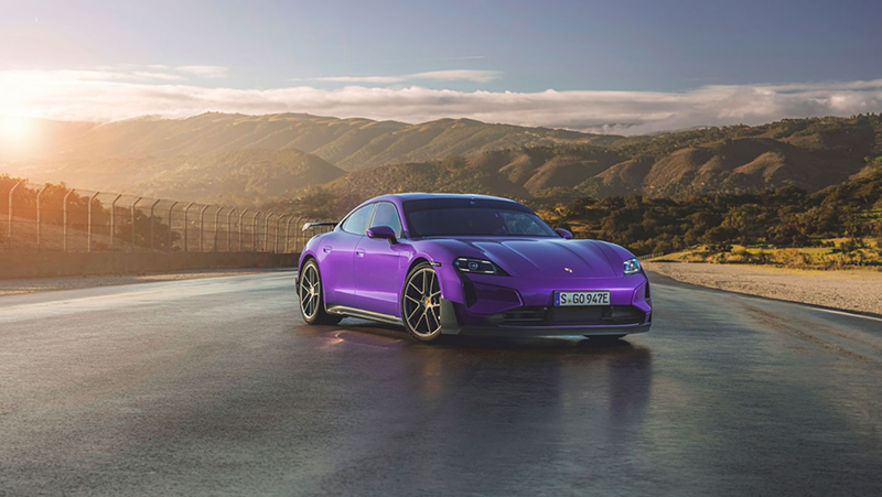 Sky Purple Metallic Taycan Turbo GT A1 04320A 045