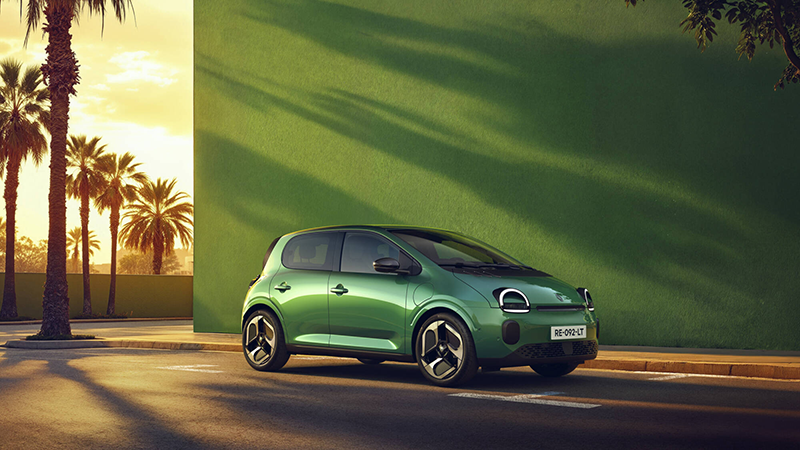 Renault Twingo E Tech electric Vert Absolu 1 copie