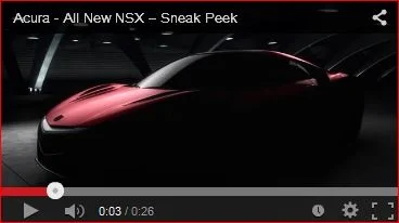 Video acura NSX