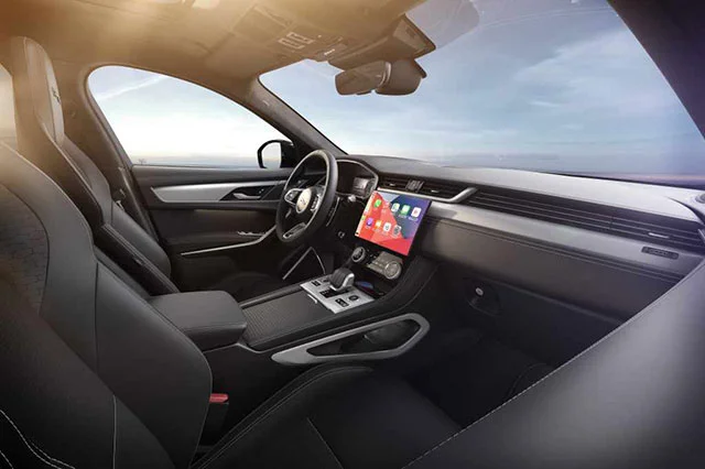 Jag F PACE 22MY 07 Ebony Interior Wireless Apple CarPlay 110821