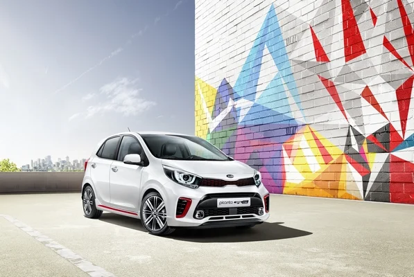 3rd generation Kia Picanto GT Line front quarter