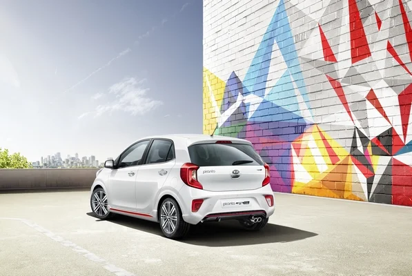 3rd generation Kia Picanto GT Line rear quarter