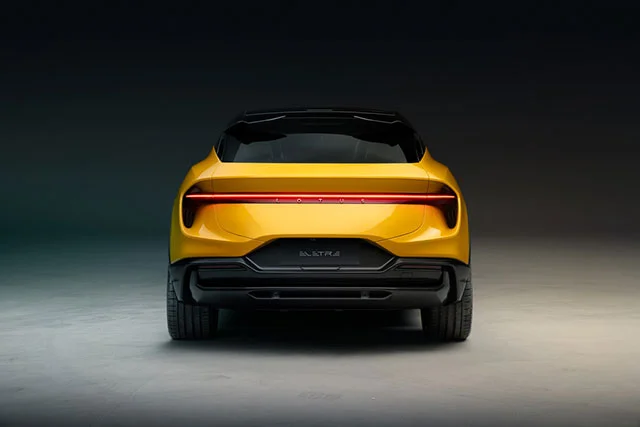 08 Lotus Eletre Yellow Studio Rear