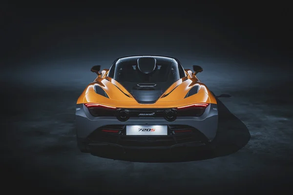 Large 12095 720S Le Mans Rear McLaren Orange