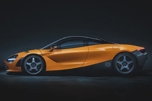 Large 12099 720S Le Mans Side McLaren Orange
