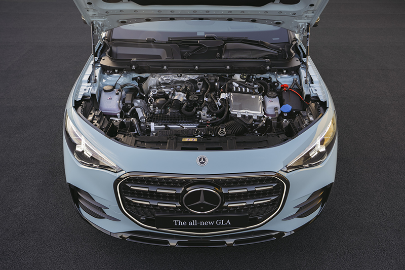 Sous le capot le coeur du nouveau GLA