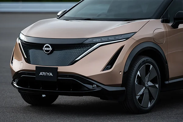 Nissan Ariya exterior front 5 source