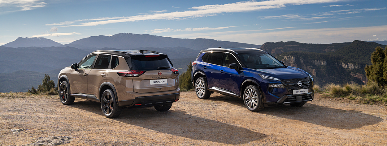 Nouveau Nissan X-Trail 2026 restylé en version hybride e-POWER avec nouvelle calandre V-Motion.