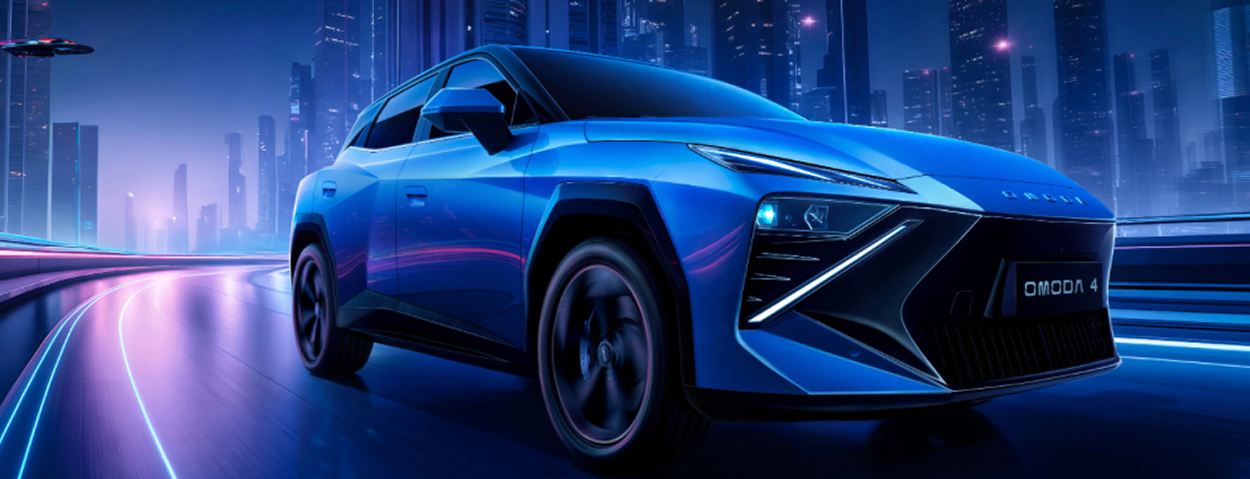 OMODA 4 (2026) : Le crossover hybride de 224 ch se dévoile