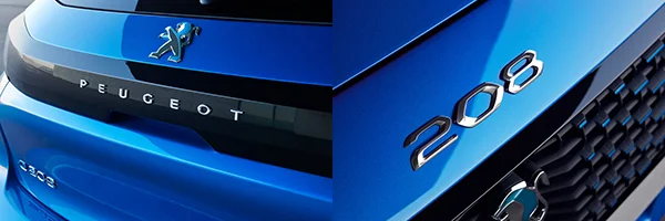 face avant et arriere Peugeot 208