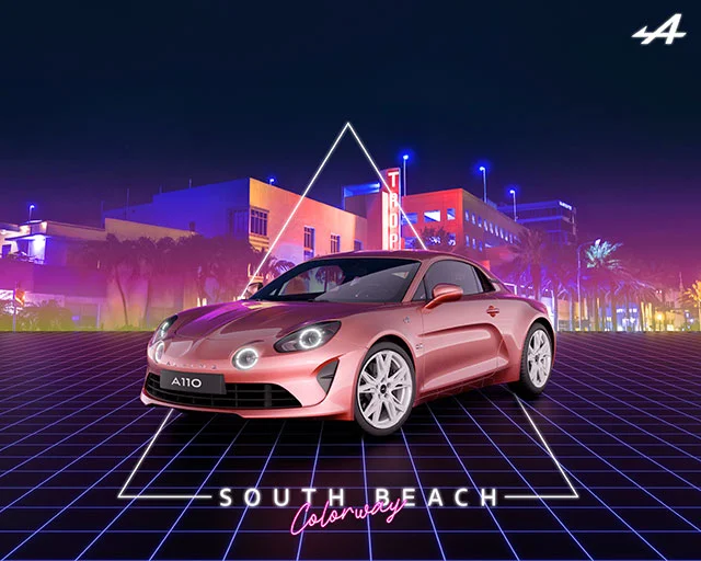 Alpine A110 South Beach Colorway 3