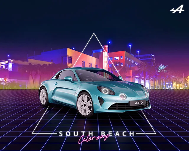 Alpine A110 South Beach Colorway 4