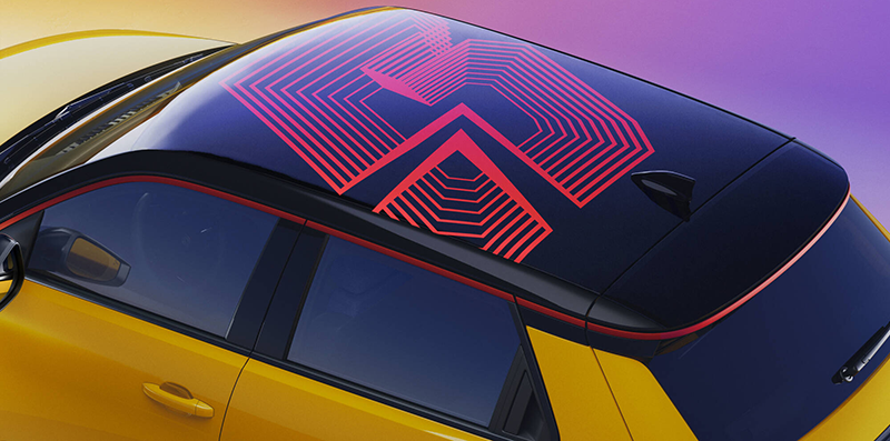 Renault 5 E Tech electric le pavillon Noir Étoilé