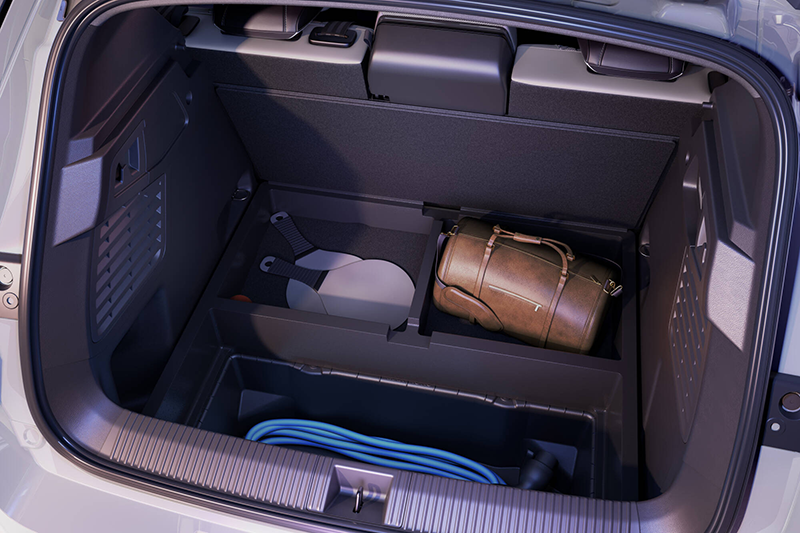 Renault Scenic E Tech electric 2026 coffre ouvert