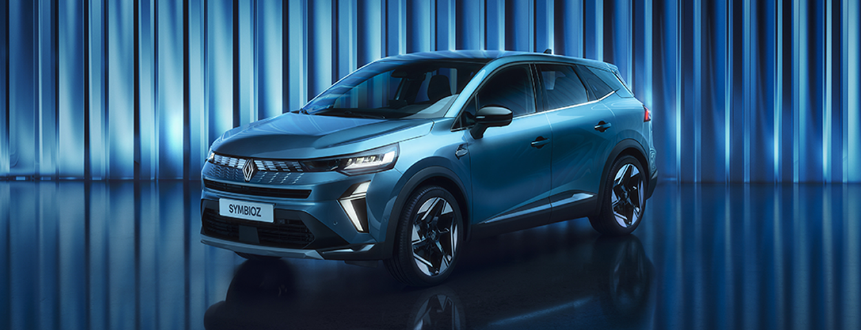 Vue trois-quarts avant du Renault Symbioz Eco-G 120
