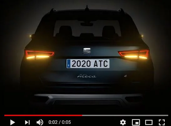 Seat Ateca 2020 vid