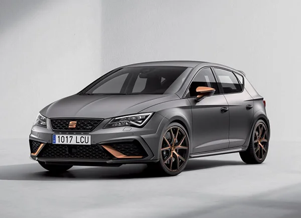 seat leon cupra r color gris mat