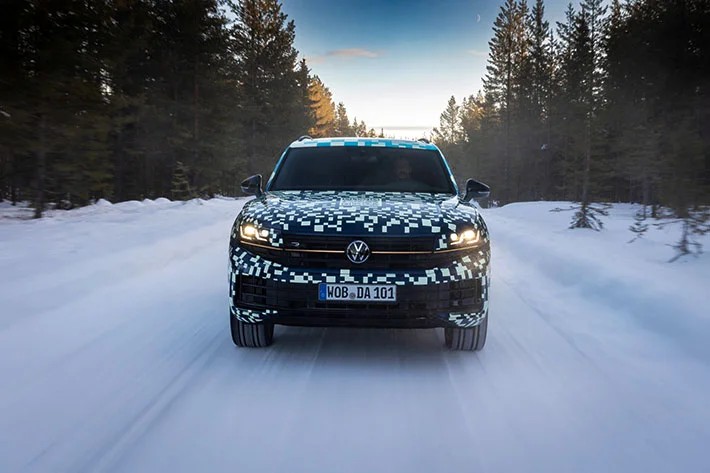 derniers essais du nouveau Touareg à proximité du cercle arctique 2