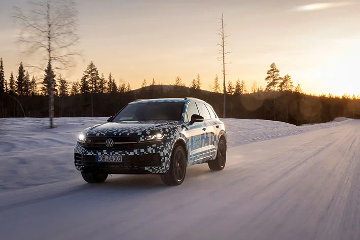 derniers essais du nouveau Touareg à proximité du cercle arctique 8