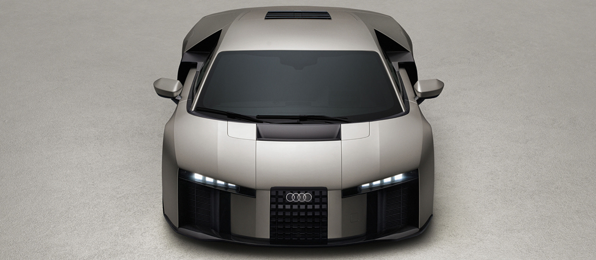 Audi Nuvolari 2027 présentation de la face avnt en studio