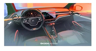 habitacle Skoda Fabia 4 cov