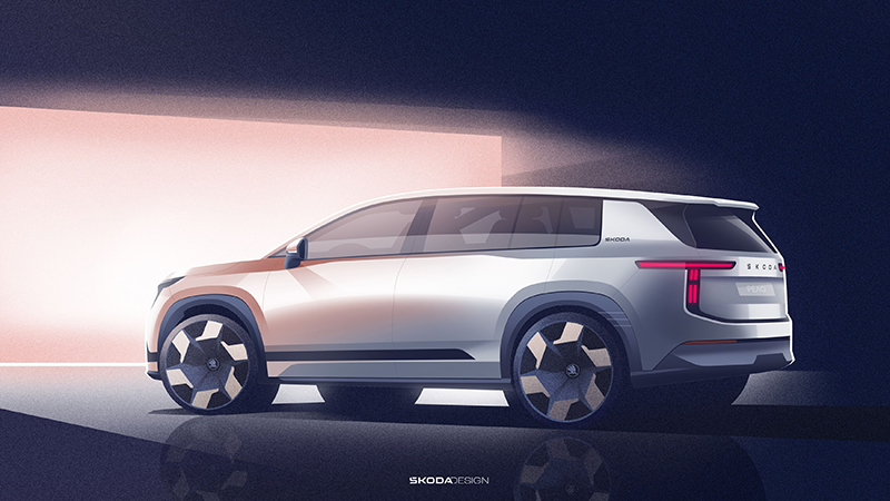 Skoda Peak vue latérale 
