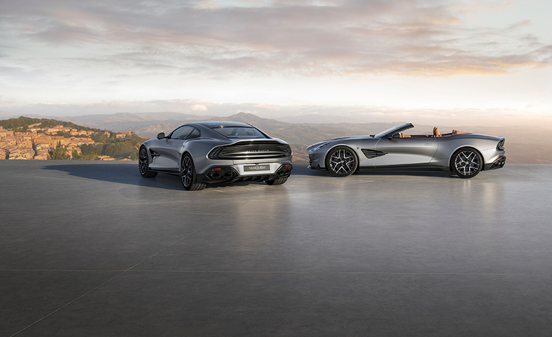 Aston Martin Vanquish 25 déclinée en cabriolet et coupe