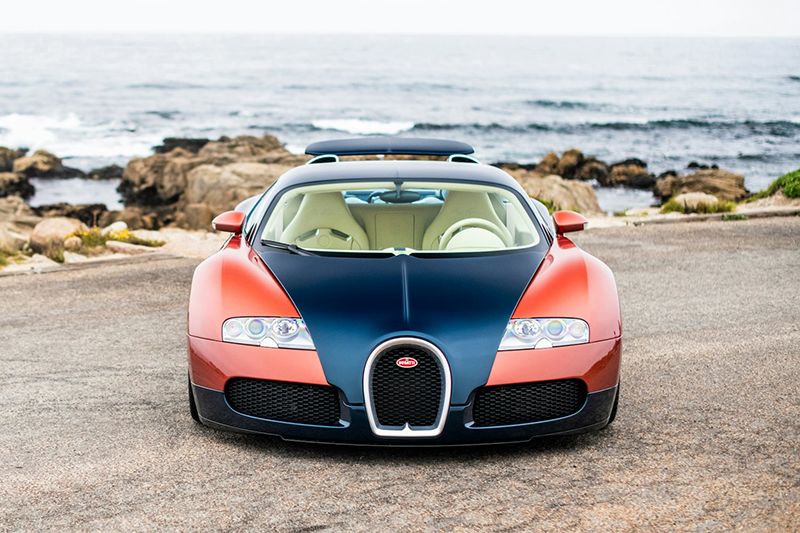 BUGATTI LMPS Veyron face avant avec la calandre spécifique
