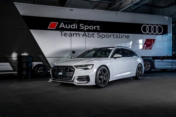 ABT Audi A6 glacier white aerodynamics package 01