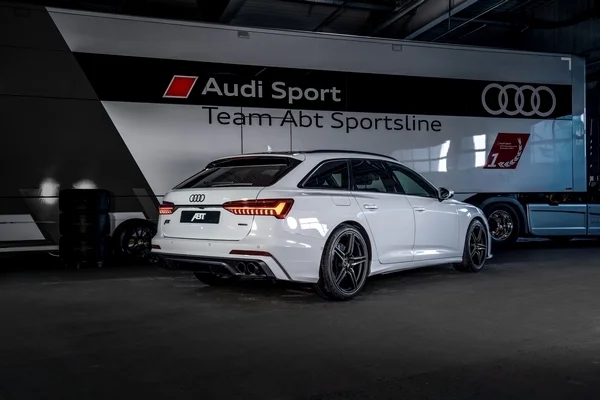 ABT Audi A6 glacier white aerodynamics package 06