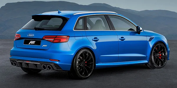 audi rs3 tuning von abt sportsline sportback heck