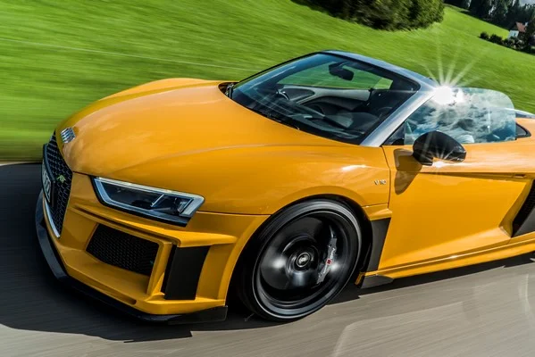 ABT R8 Spyder Race Kit side dynamic Detail