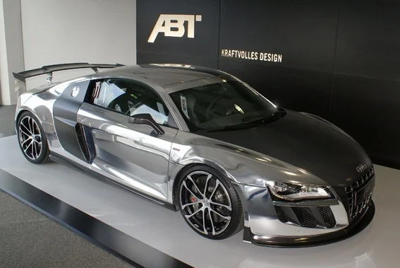 Audi R8 Gt Silver ABT Genève