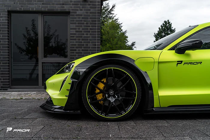 PD TE Front Widenings for Porsche Taycan Prior Design PD TE Widebody Aerodynamic Kit 2