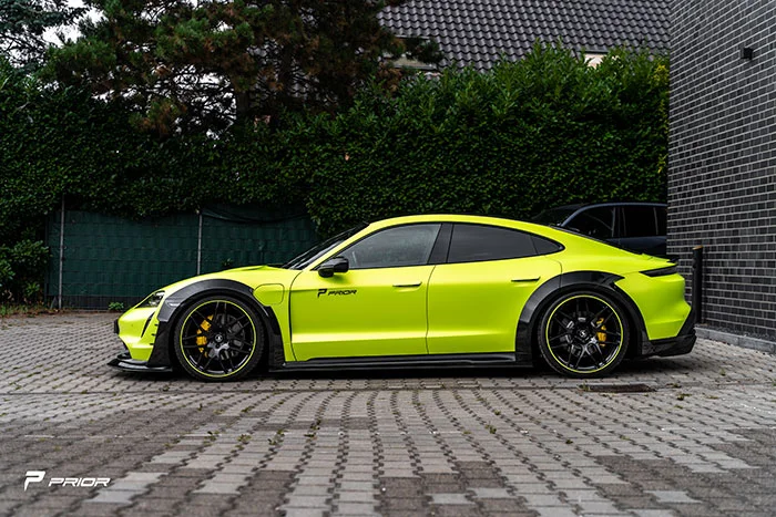 PD TE Side Skirts Add On Spoiler for Porsche Taycan Prior Design PD TE Widebody Aerodynamic Kit 1