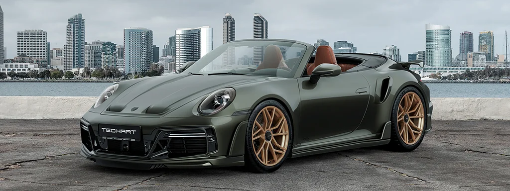 TECHART 992.1 GTsportCab Aventurinegreen Brown intr