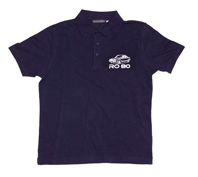 Ro 80 polo shirt navy blue Pic1